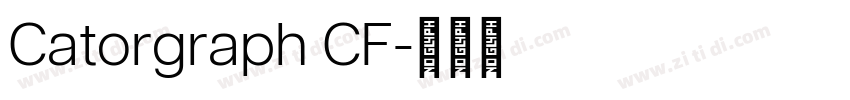 Catorgraph CF字体转换